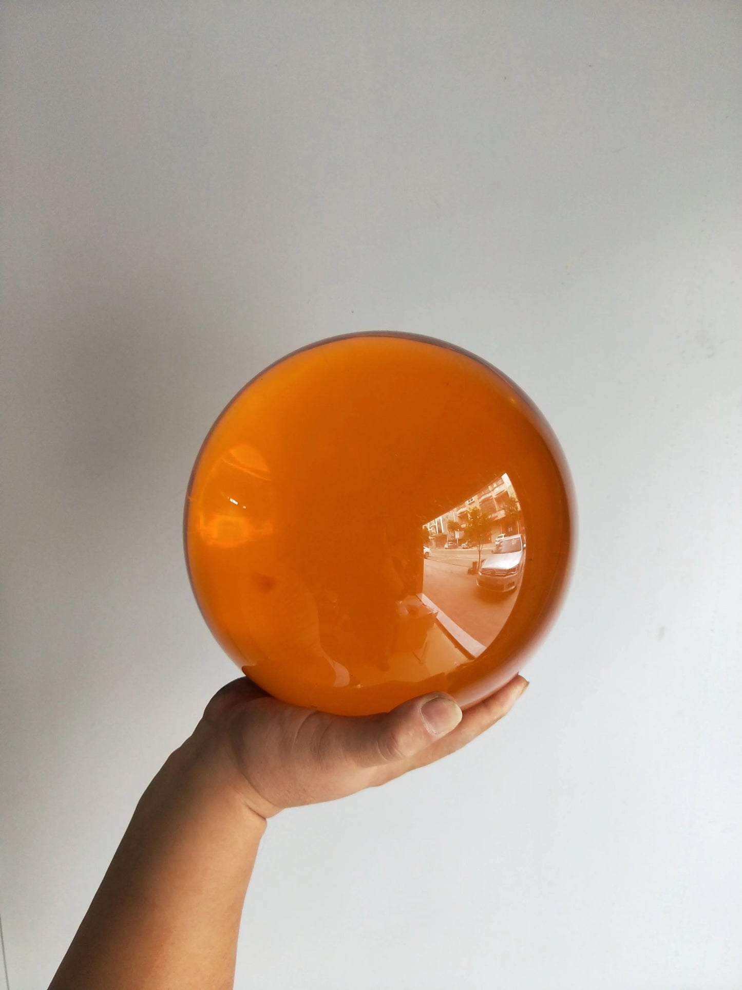Orange Invisible Bowling Ball (PREORDER)