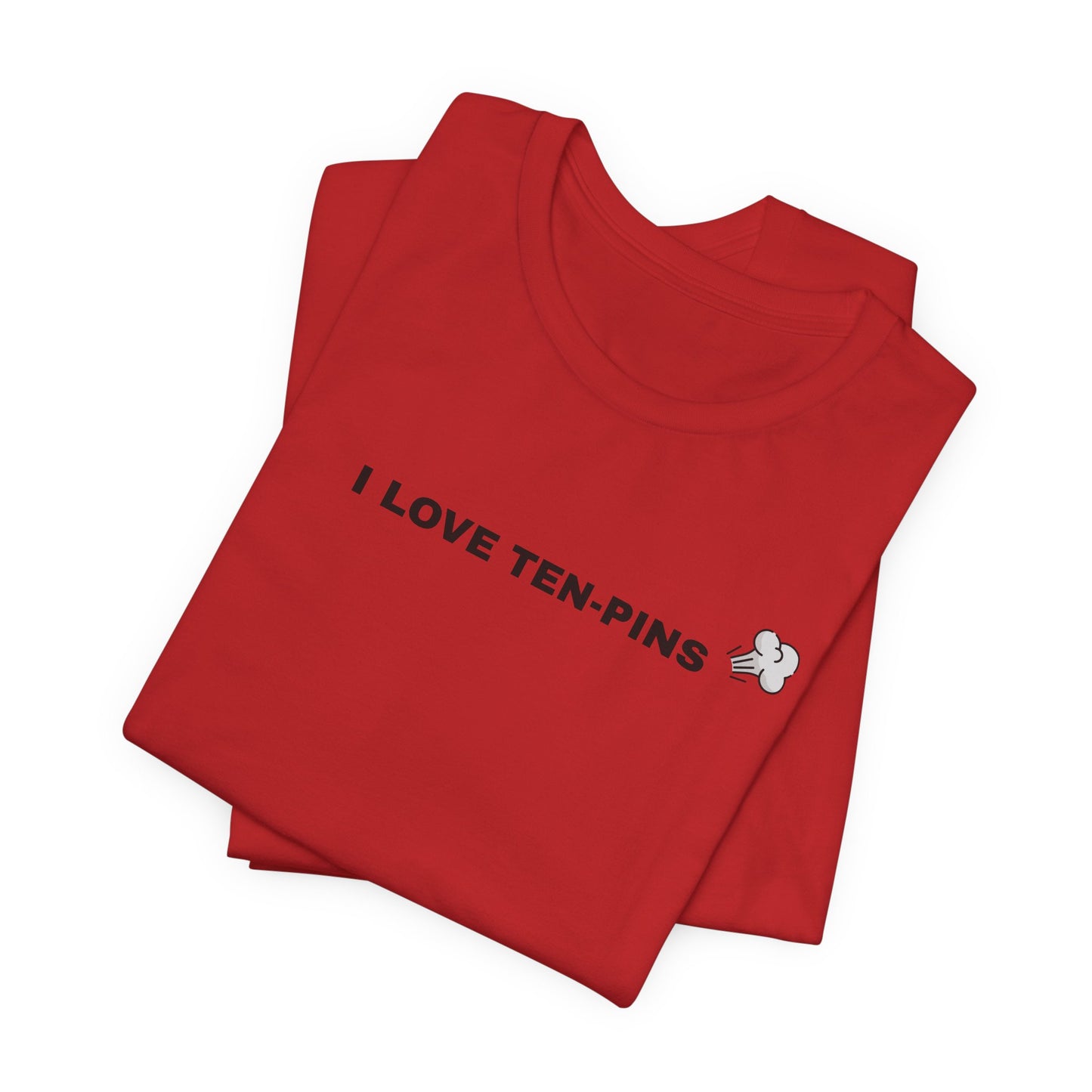 I Love Ten-Pins Bowling Tee