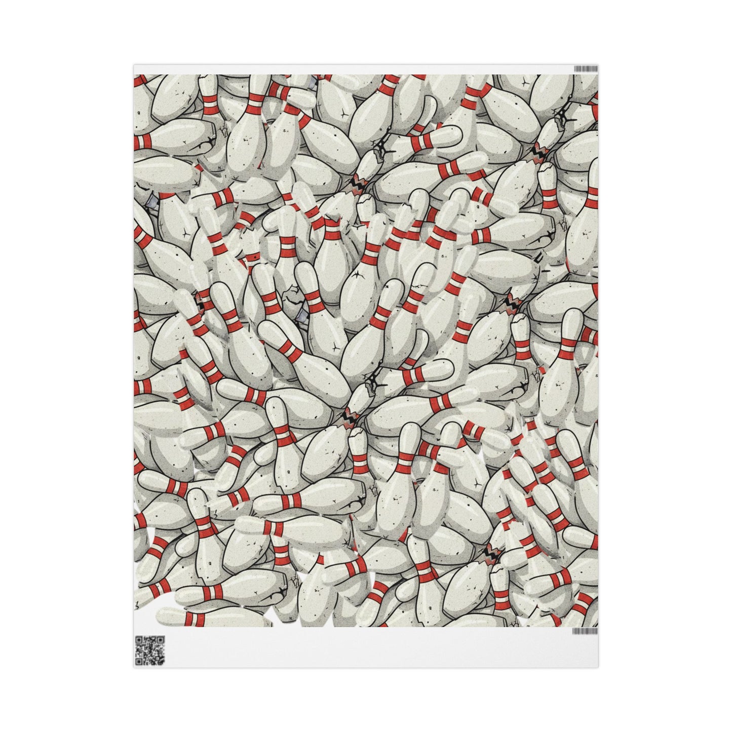 Holiday Holly Wrapping Paper Roll - Festive Mistletoe Gift Wrap