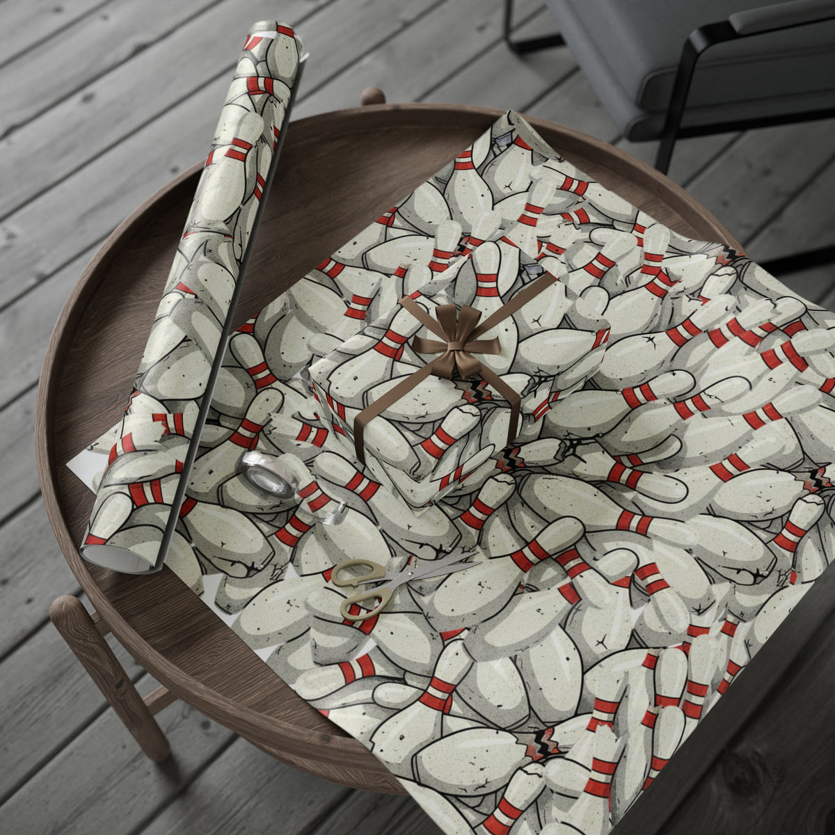Bowling Wrapping Paper