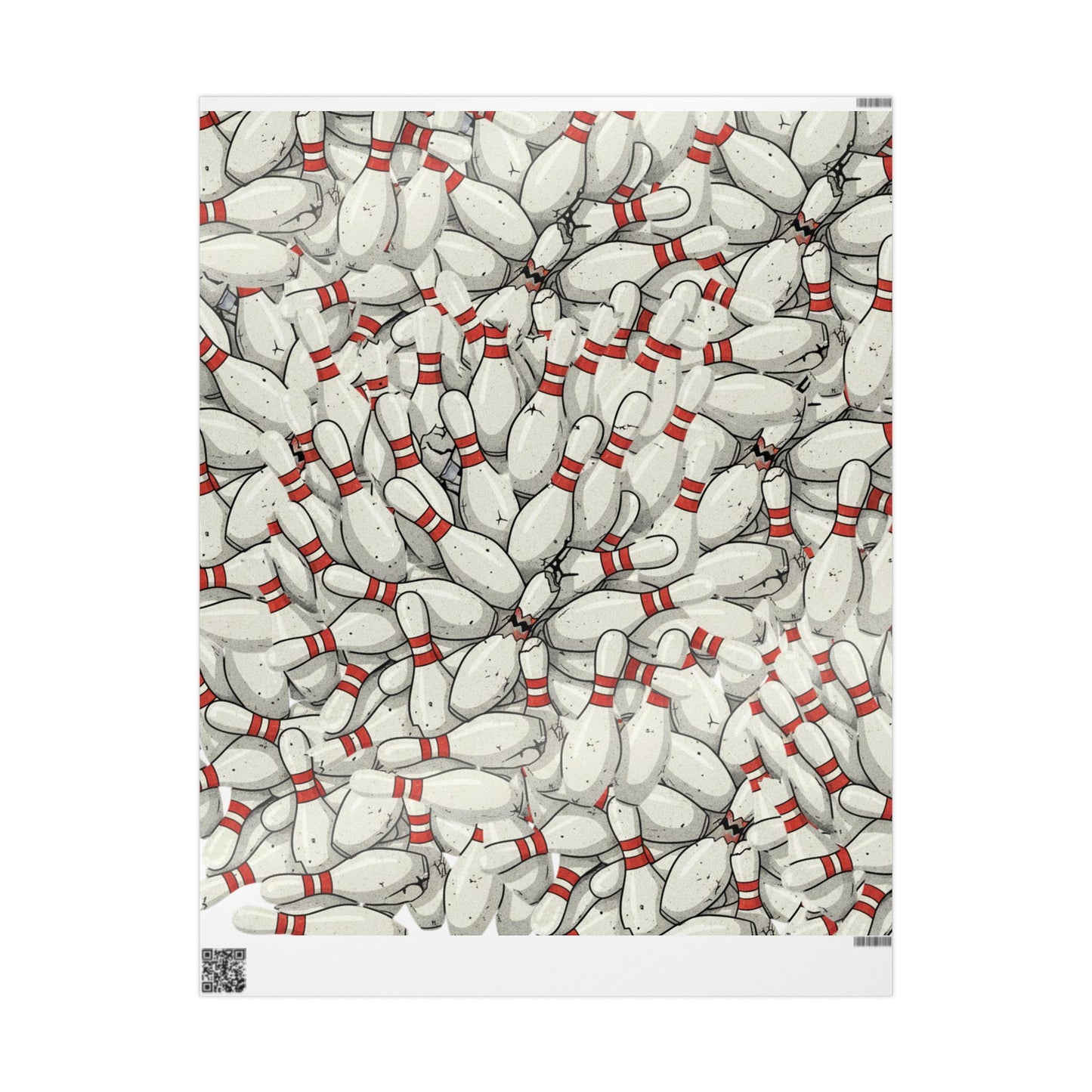 Holiday Holly Wrapping Paper Roll - Festive Mistletoe Gift Wrap