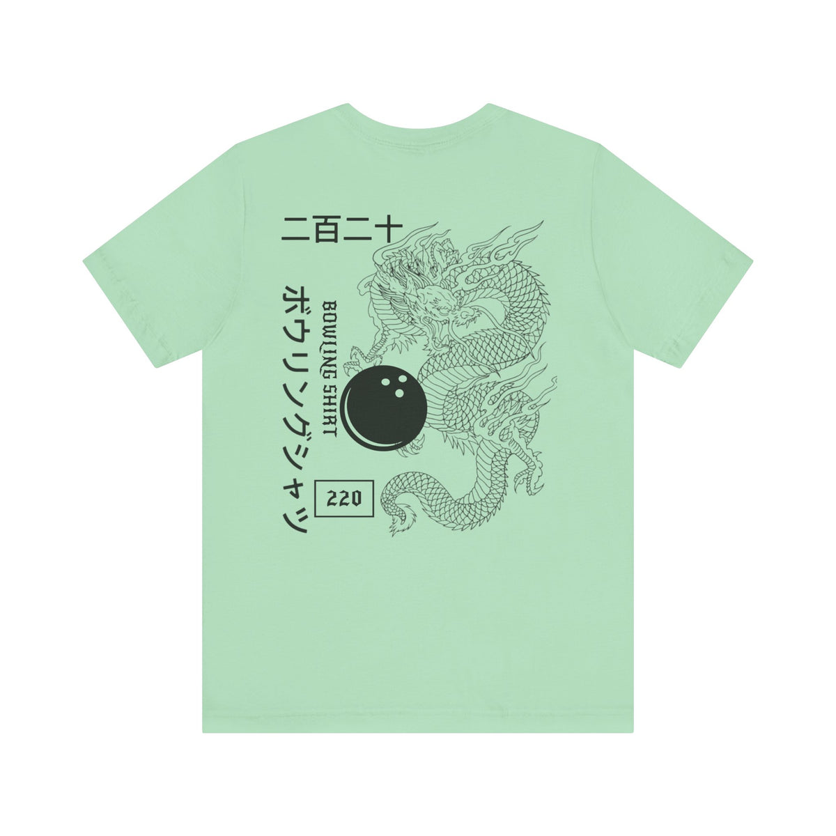Japanese Dragon Bowling Shirt