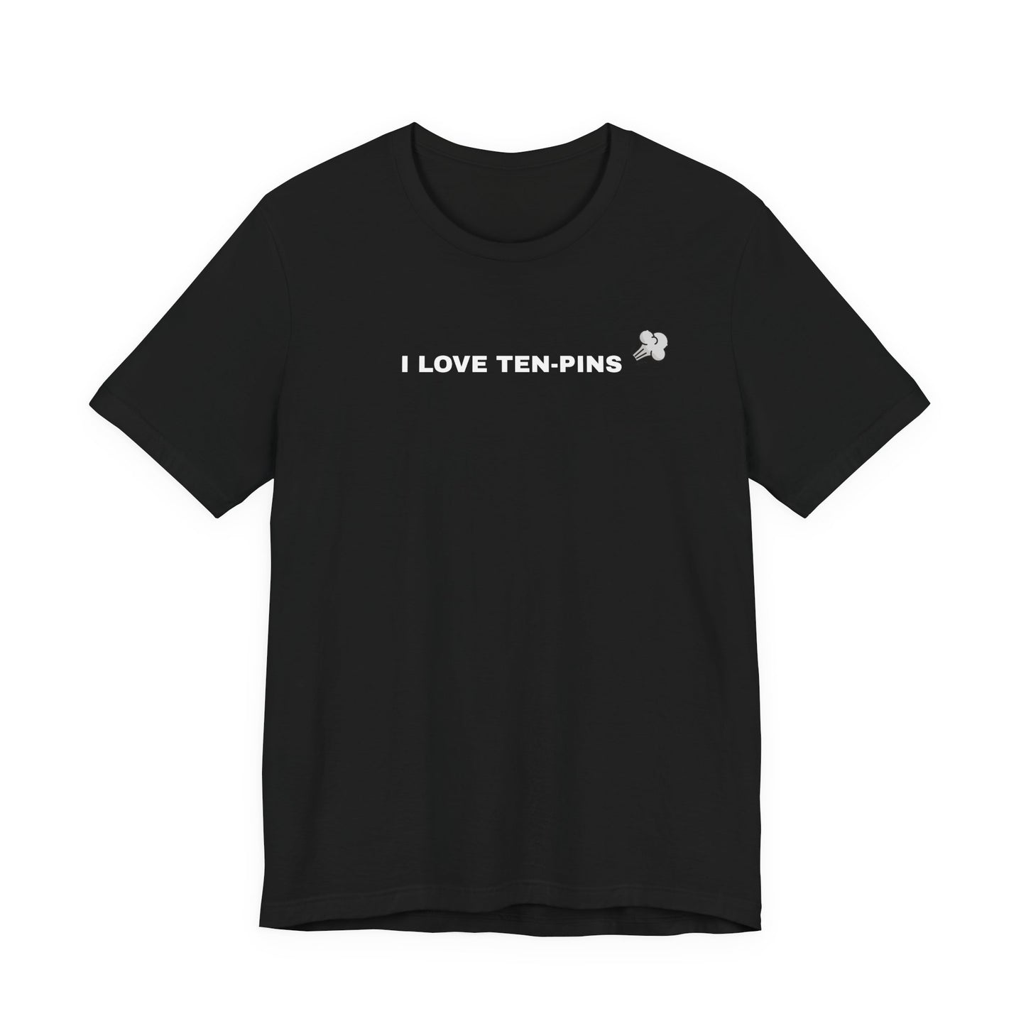 I Love Ten-Pins Bowling Tee