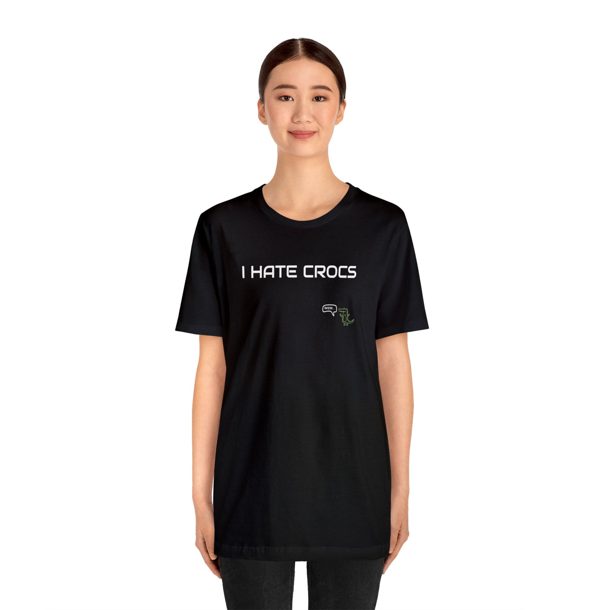 I HATE CROCS tee
