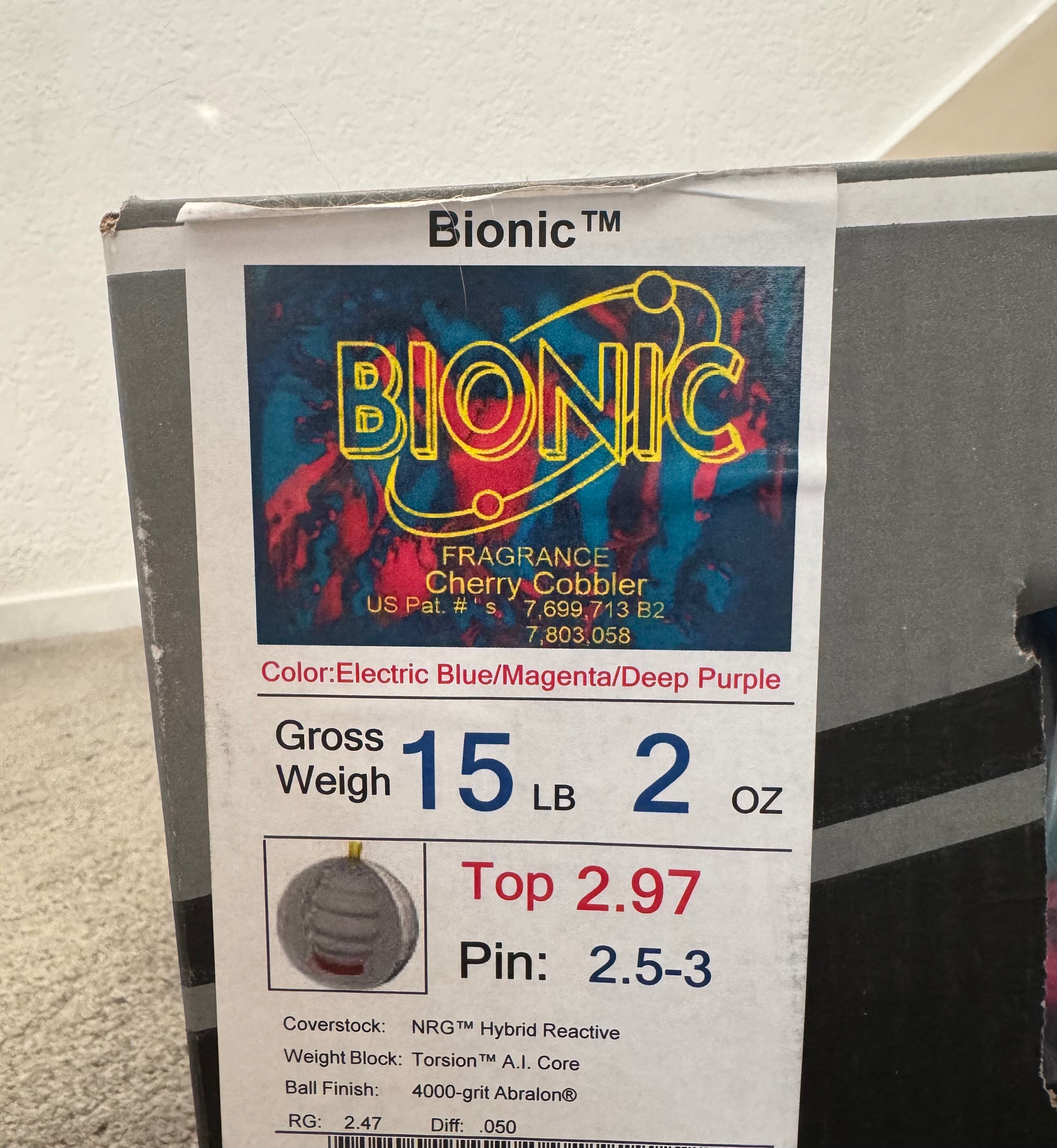 NEW Storm Bionic (15LB) (UNDRILLED)