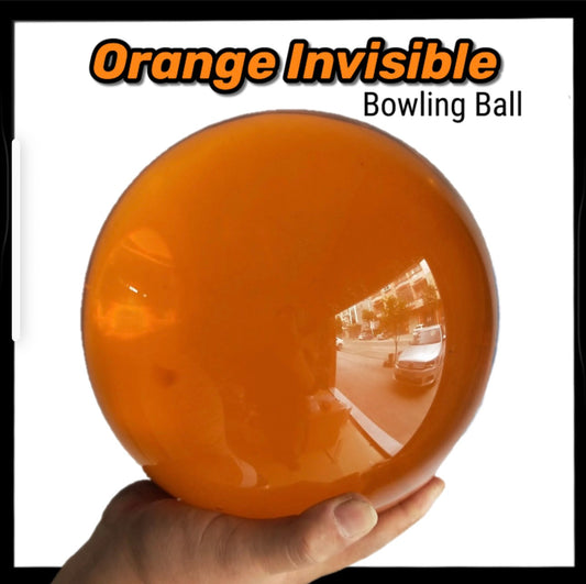 Orange Invisible Bowling Ball (PREORDER)
