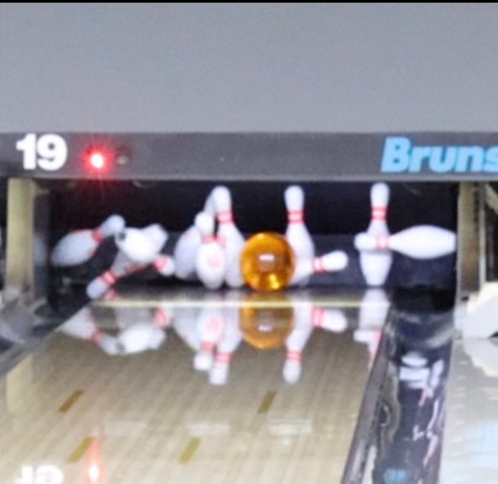 Orange Invisible Bowling Ball (PREORDER)