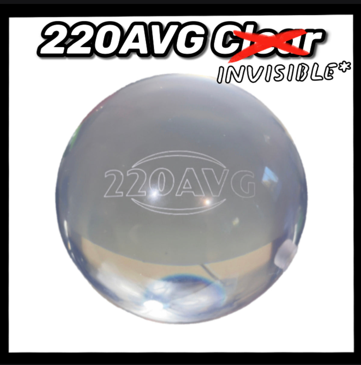 220AVG INVISIBLE Bowling Ball