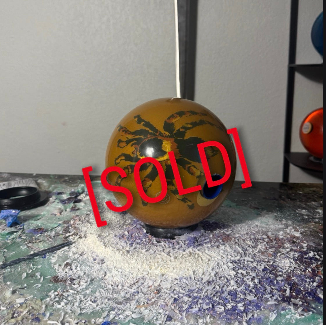 USED Ebonite Optyx Spider REACTIVE (15LB)