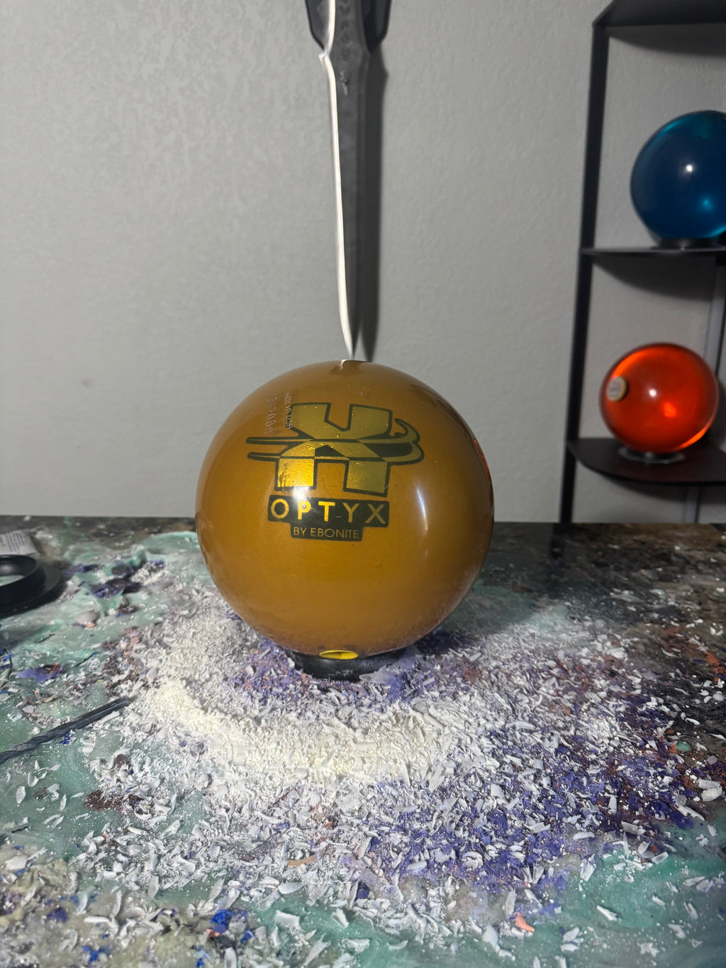 USED Ebonite Optyx Spider REACTIVE (15LB)
