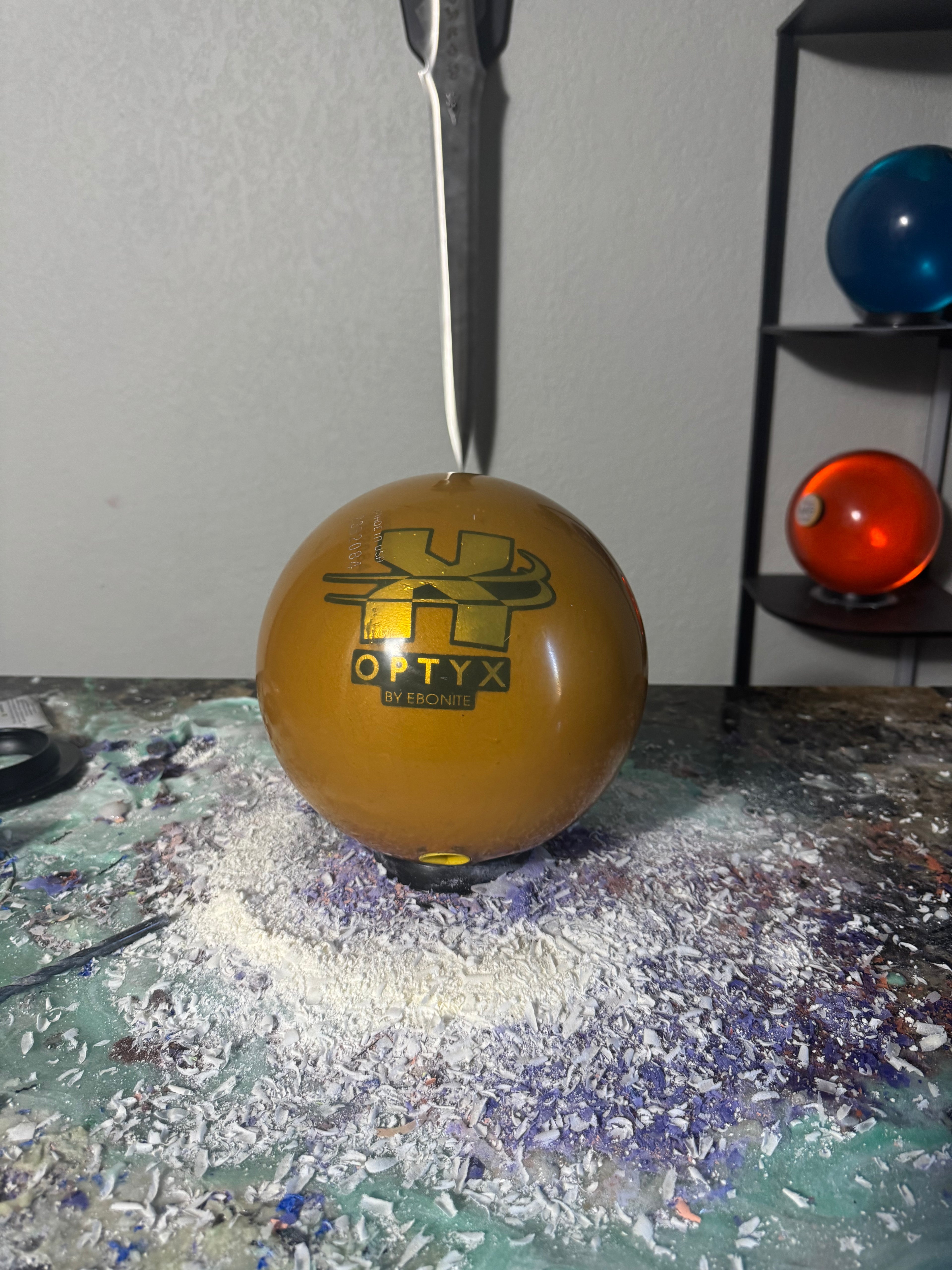 USED Ebonite Optyx Spider REACTIVE (15LB)