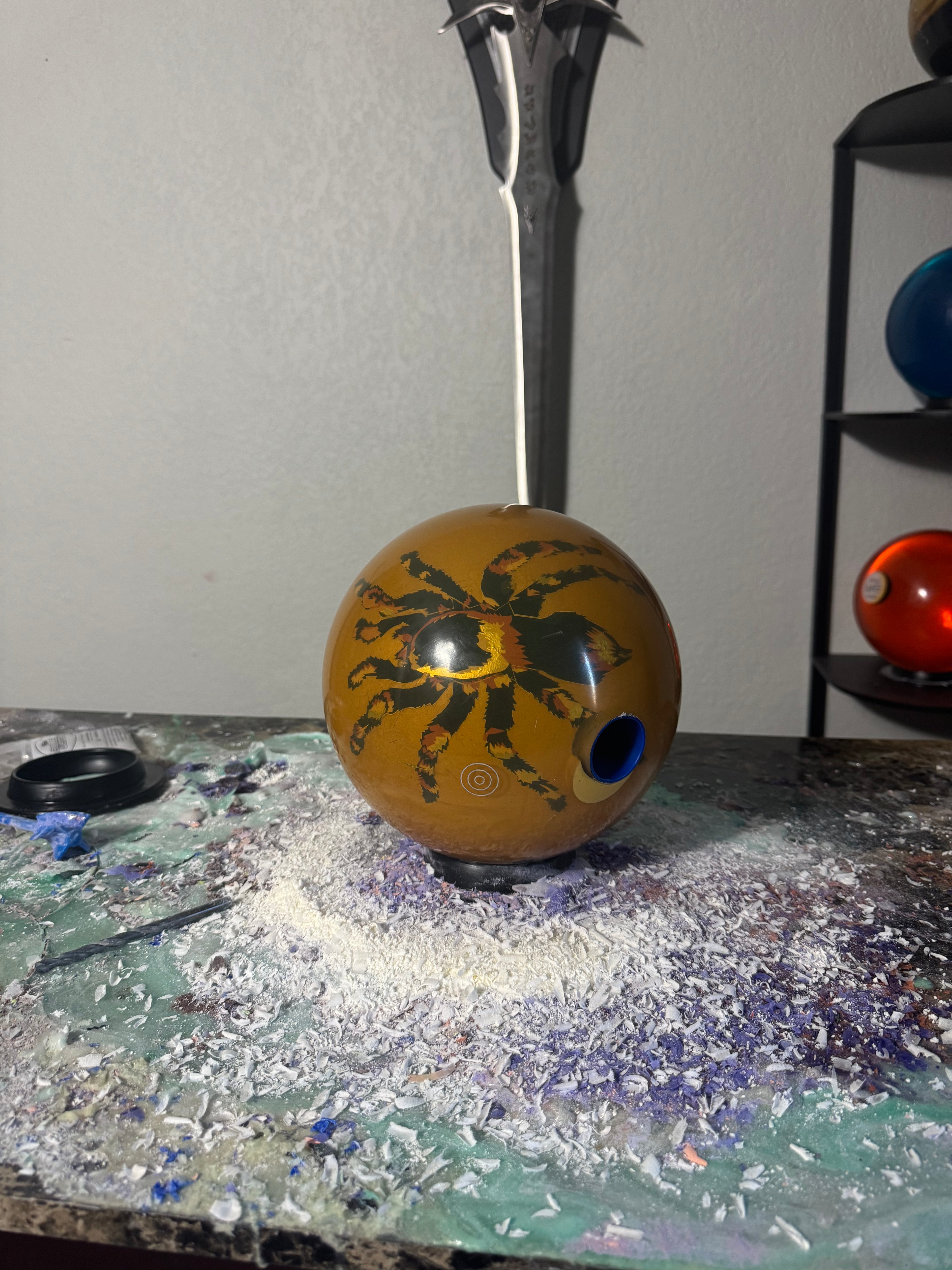 USED Ebonite Optyx Spider REACTIVE (15LB)