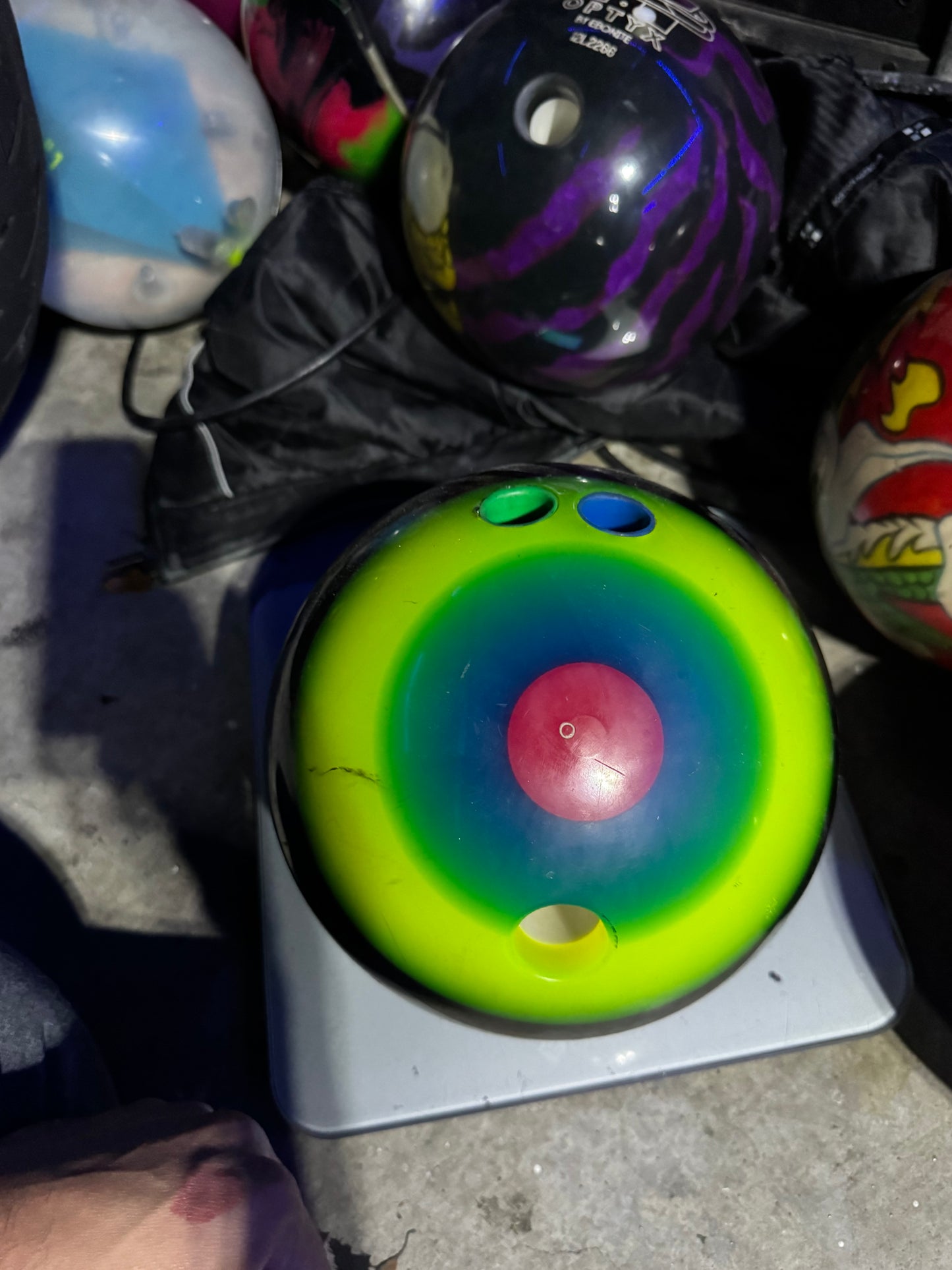 Psychedelic Bowling Ball (16LB)