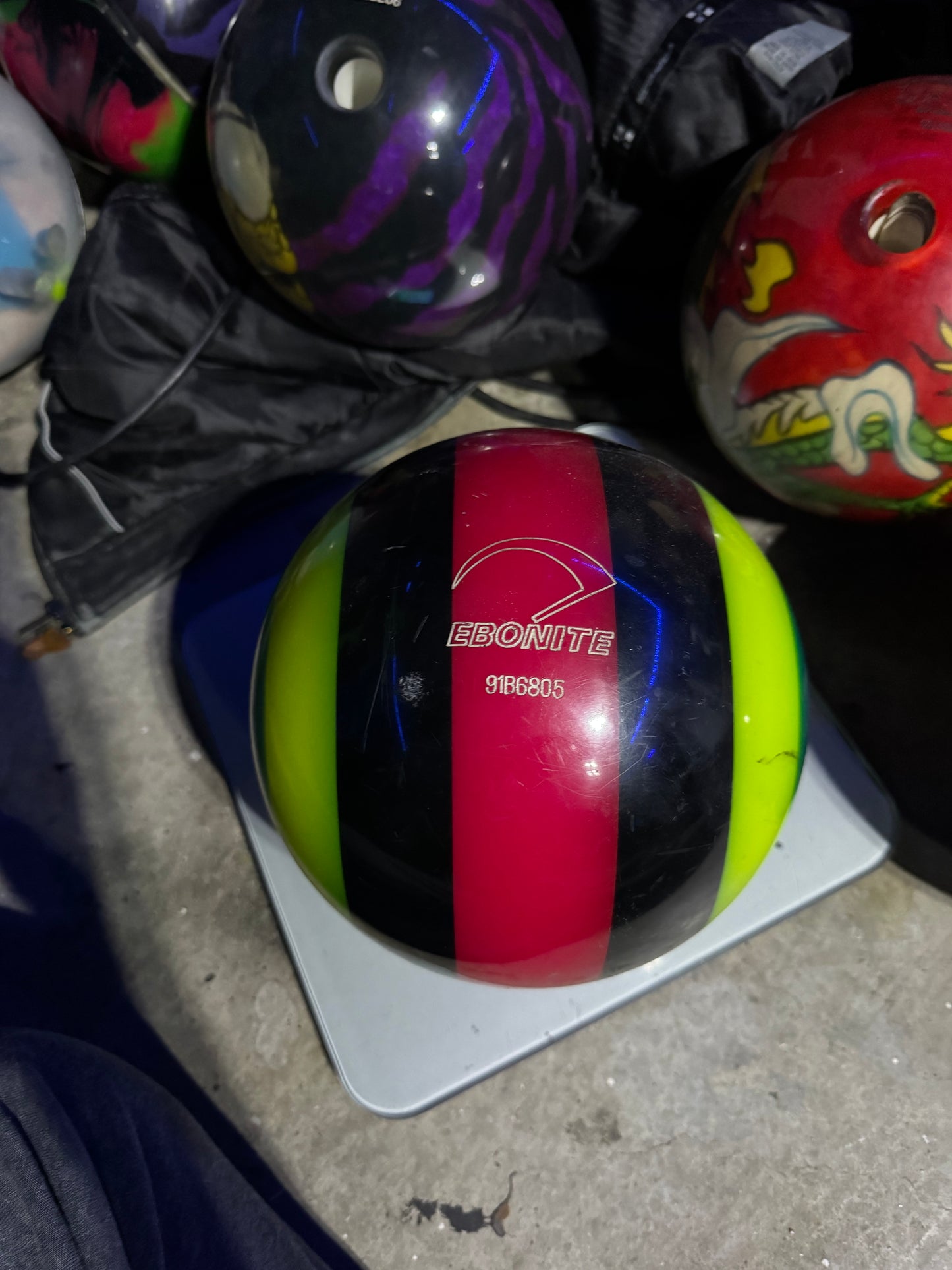 Psychedelic Bowling Ball (16LB)